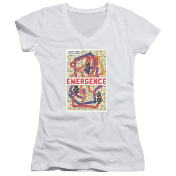 Star Trek The Next Generation Tng Season 7 Episode 23 - Juniors V-Neck T-Shirt Juniors V-Neck T-Shirt Star Trek