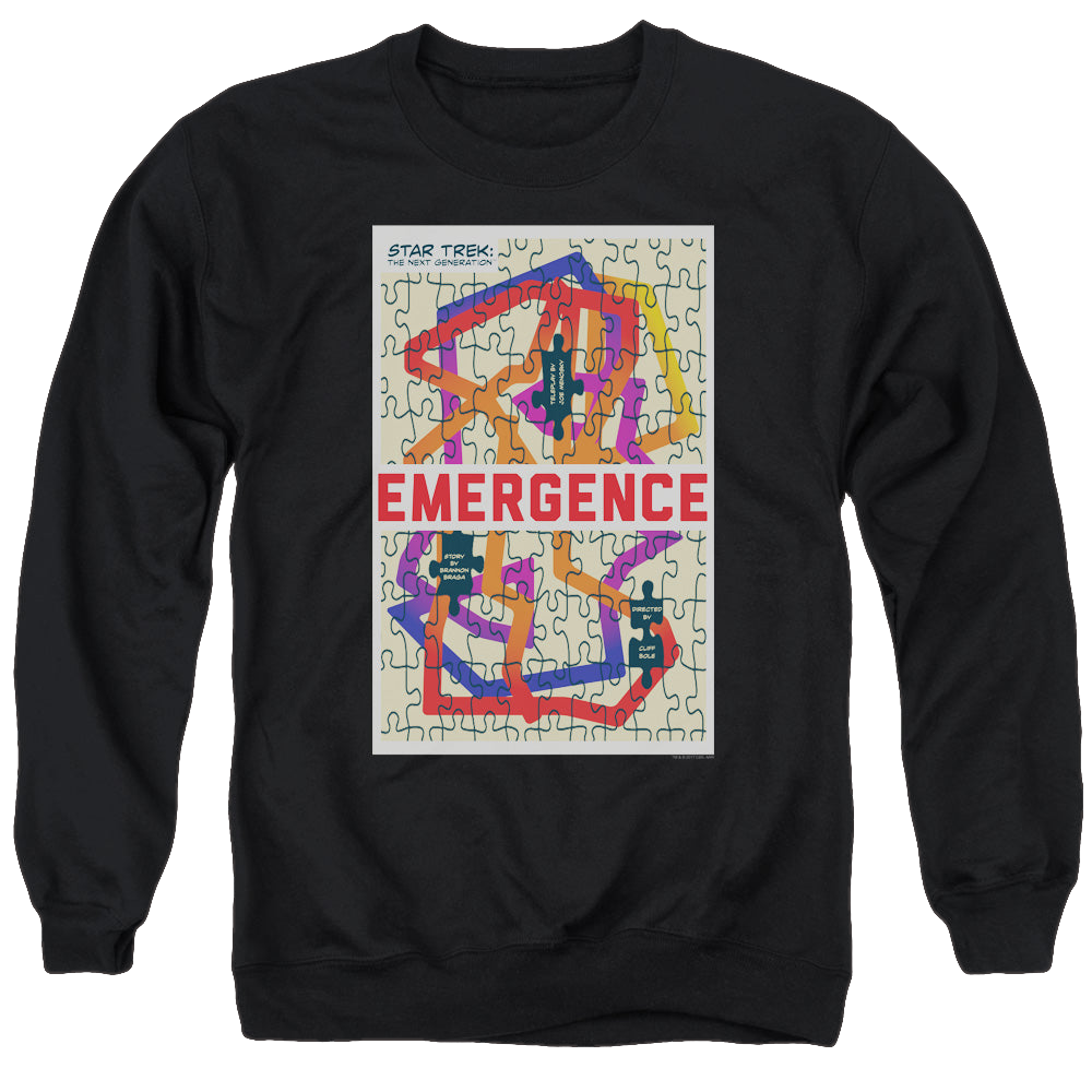 Star Trek The Next Generation Tng S7 Ep23 - Men's Crewneck Sweatshirt Men's Crewneck Sweatshirt Star Trek