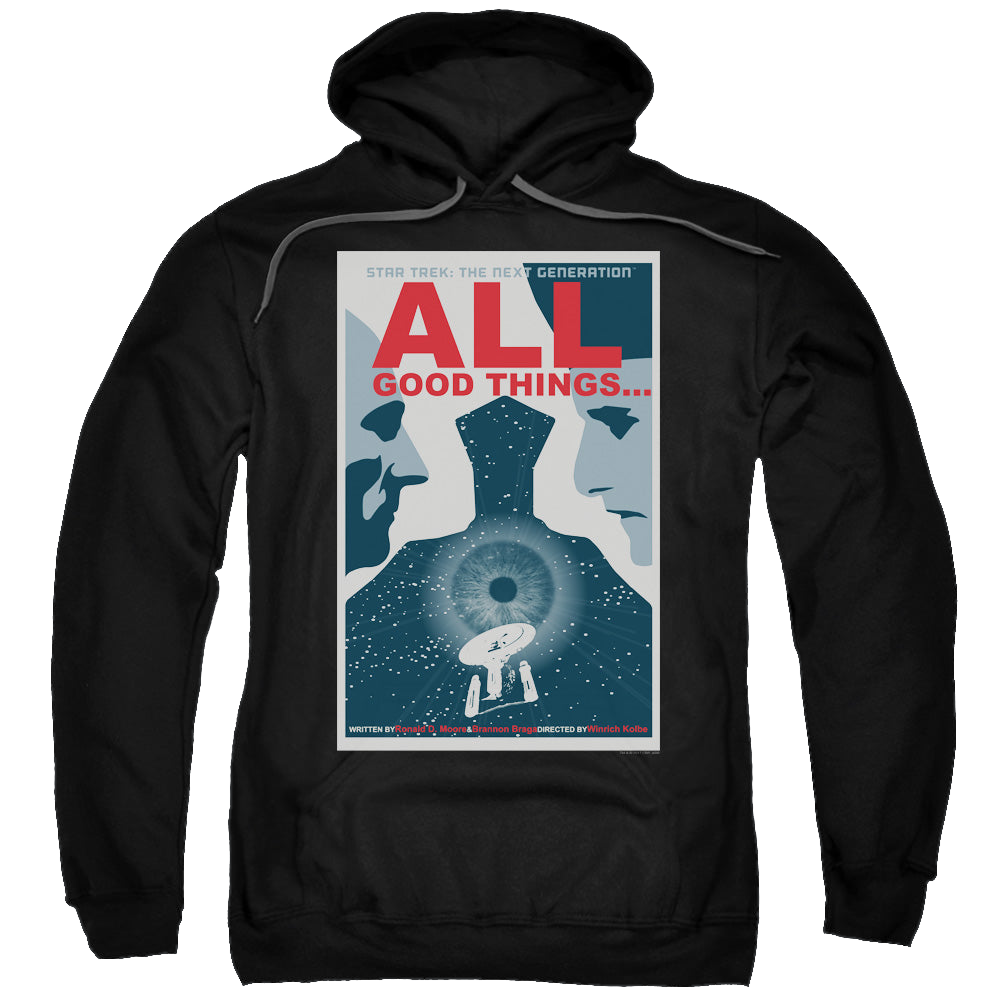 Star Trek The Next Generation Tng Season 7 Episode 25 - Pullover Hoodie Pullover Hoodie Star Trek