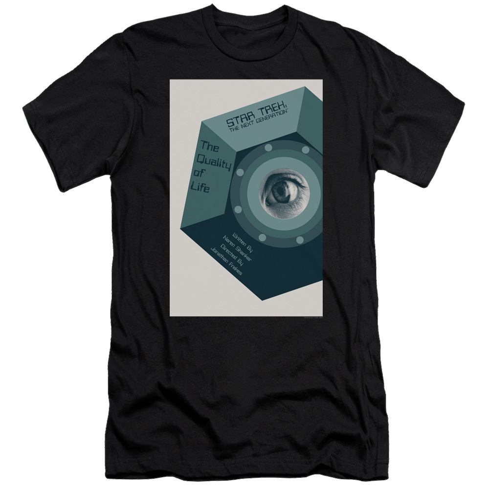 Star Trek The Next Generation Tng Season 6 Episode 9 - Men's Premium Slim Fit T-Shirt Men's Premium Slim Fit T-Shirt Star Trek