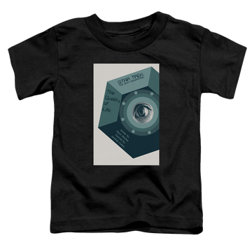 Black toddler t-shirt with Star Trek The Next Generation Tng Season 6 Episode 9 graphic