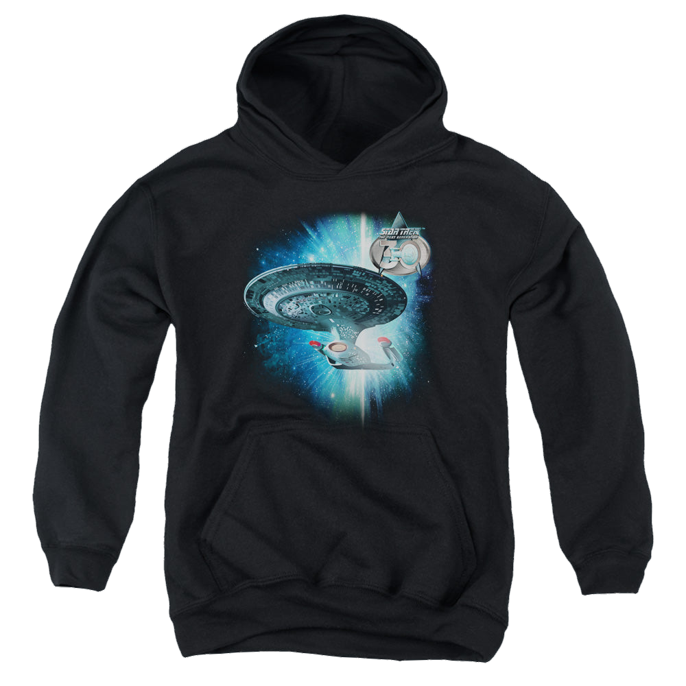 Star Trek The Next Generation Ship 30 - Youth Hoodie Youth Hoodie (Ages 8-12) Star Trek
