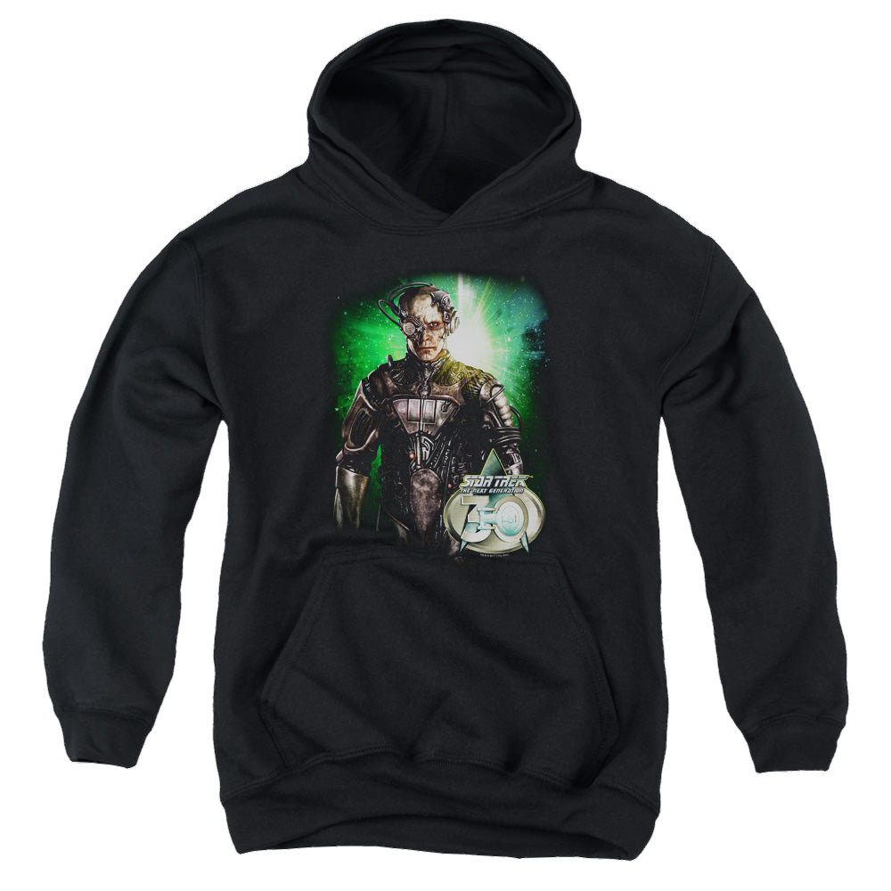 Star Trek The Next Generation Borg 30 - Youth Hoodie Youth Hoodie (Ages 8-12) Star Trek