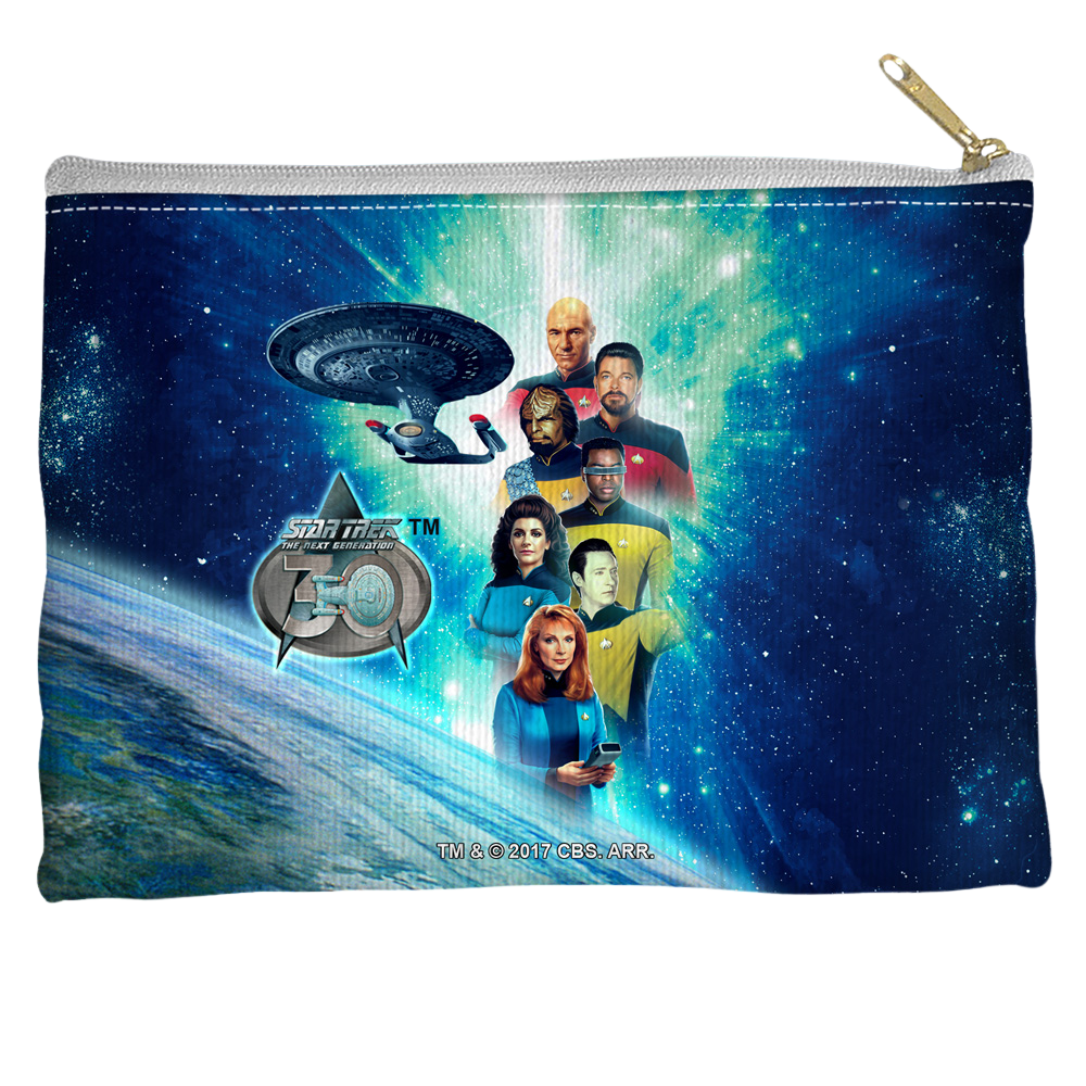 Star Trek The Next Generation 30 Crew - Straight Bottom Accessory Pouch Straight Bottom Accessory Pouches Star Trek