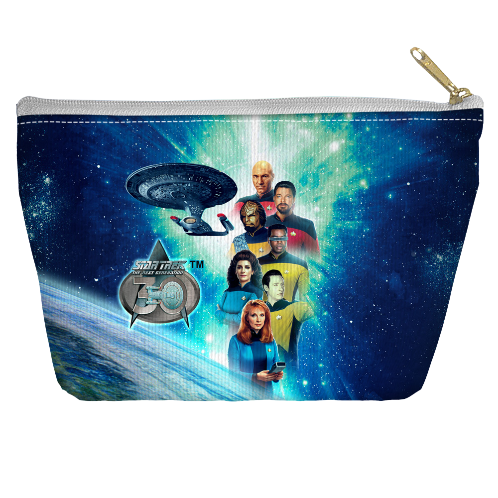 Star Trek The Next Generation 30 Crew - Straight Bottom Accessory Pouch T Bottom Accessory Pouches Star Trek