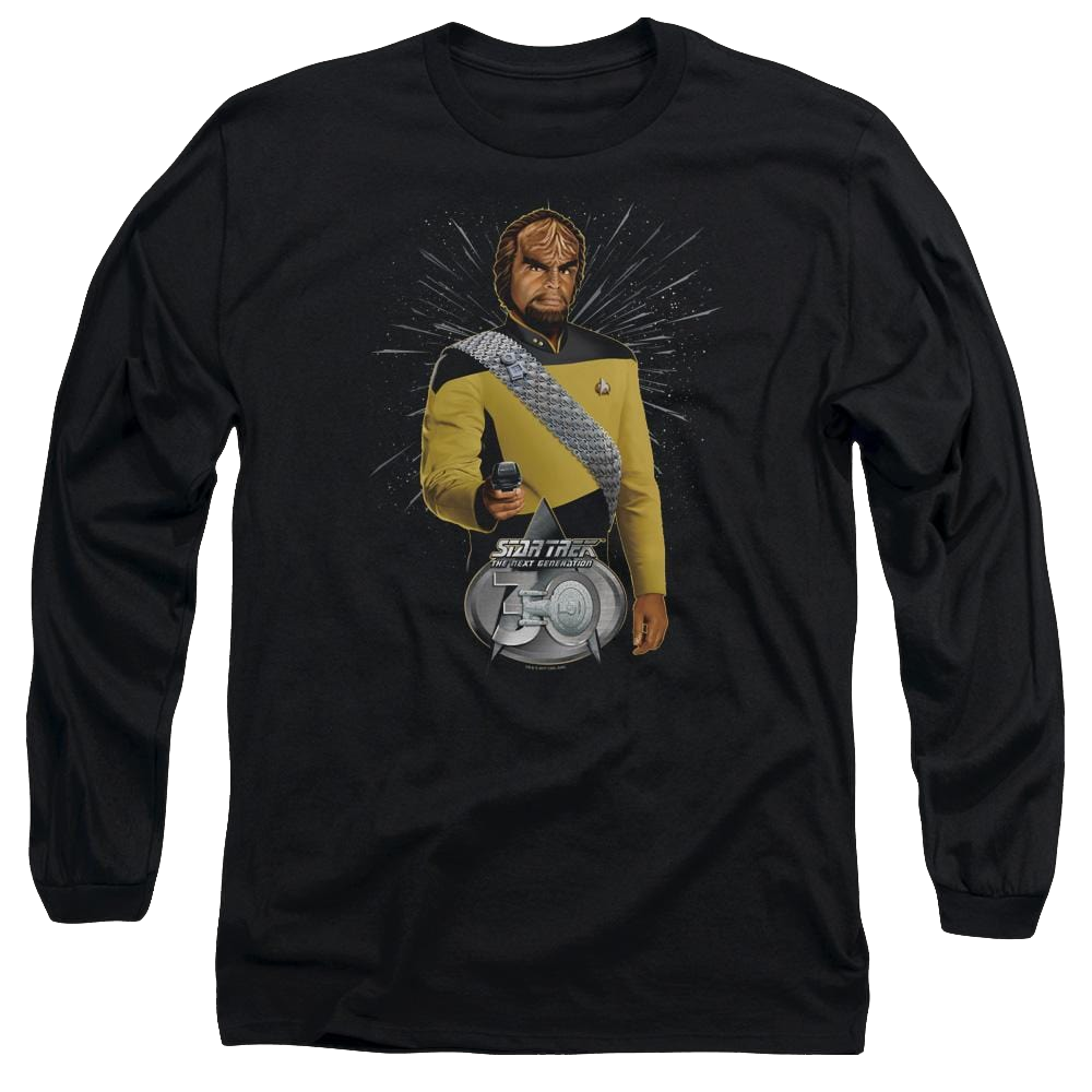 Star Trek Worf 30 Men's Long Sleeve T-Shirt Men's Long Sleeve T-Shirt Star Trek