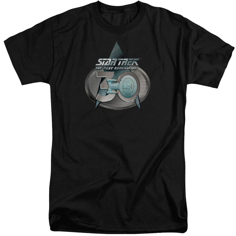 Star Trek Tng 30 Logo Men's Tall Fit T-Shirt Men's Tall Fit T-Shirt Star Trek