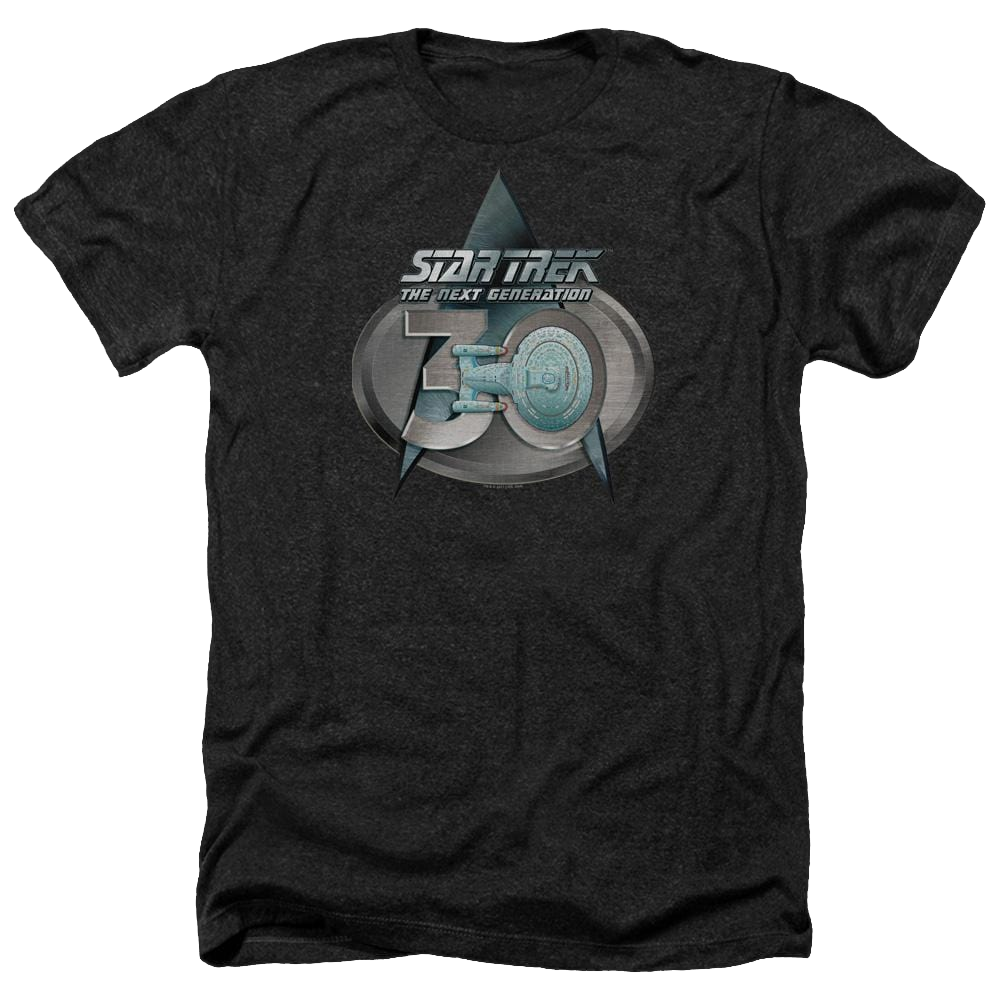 Star Trek Tng 30 Logo Men's Heather T-Shirt Men's Heather T-Shirt Star Trek