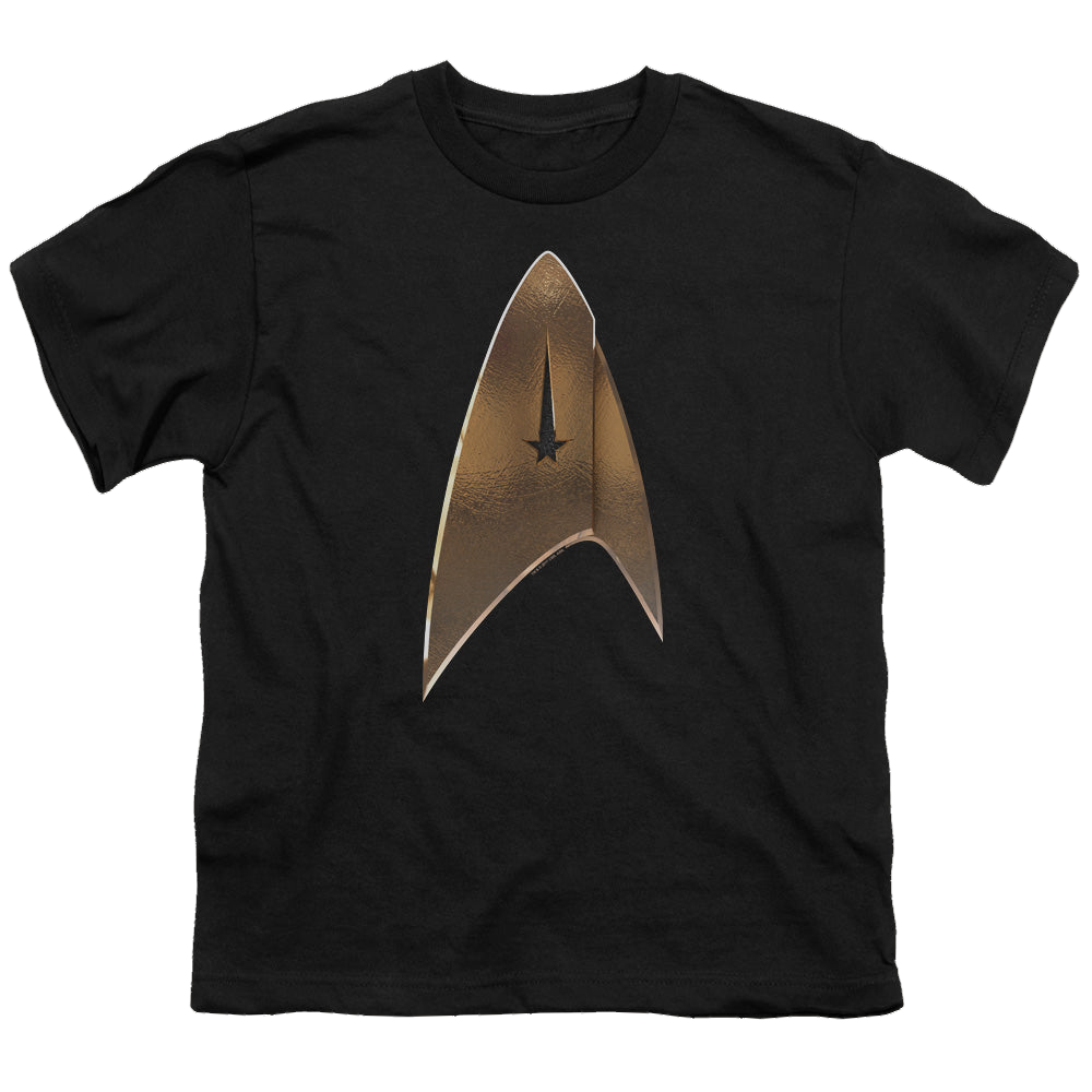Star Trek Discovery Command Shield - Youth T-Shirt Youth T-Shirt (Ages 8-12) Star Trek