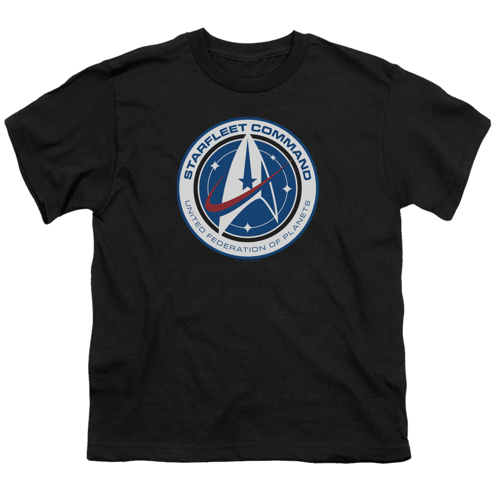 Star Trek Discovery Starfleet Command - Youth T-Shirt Youth T-Shirt (Ages 8-12) Star Trek