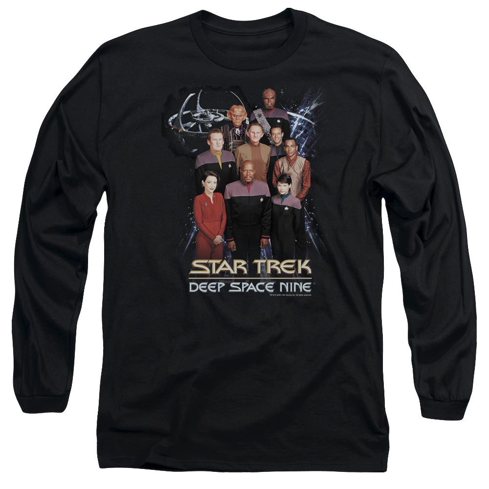 Star Trek Deep Space Nine Ds9 Crew - Men's Long Sleeve T-Shirt Men's Long Sleeve T-Shirt Star Trek