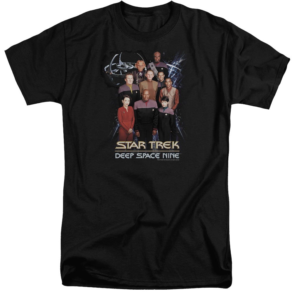 Star Trek Deep Space Nine Ds9 Crew - Men's Tall Fit T-Shirt Men's Tall Fit T-Shirt Star Trek