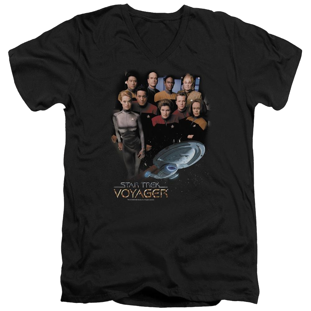 Star Trek Voyager Crew Men's V-Neck T-Shirt Men's V-Neck T-Shirt Star Trek