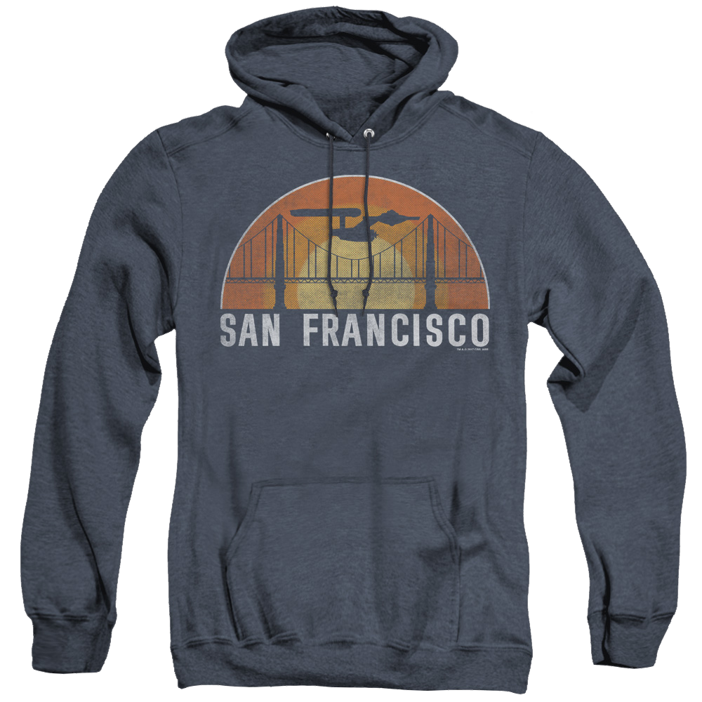 Ncis San Francisco Trek - Heather Pullover Hoodie Heather Pullover Hoodie NCIS