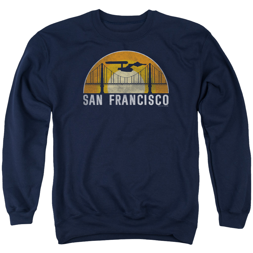 NCIS San Francisco Trek - Men's Crewneck Sweatshirt Men's Crewneck Sweatshirt NCIS