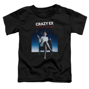 Black toddler t-shirt with Crazy Ex-Girlfriend Crazy Ex Girlfriend graphic