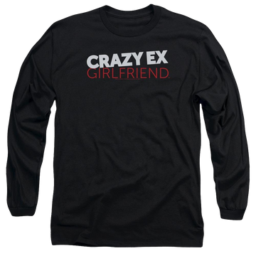 Black men's long sleeve t-shirt with Crazy Ex-Girlfriend Crazy Ex Girlfriend graphic