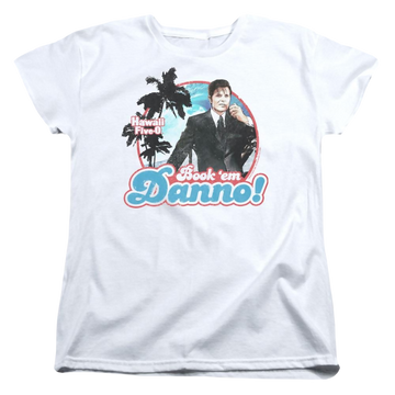 White women's t-shirt with Hawaii Five-O Hawaii 5 0 graphic