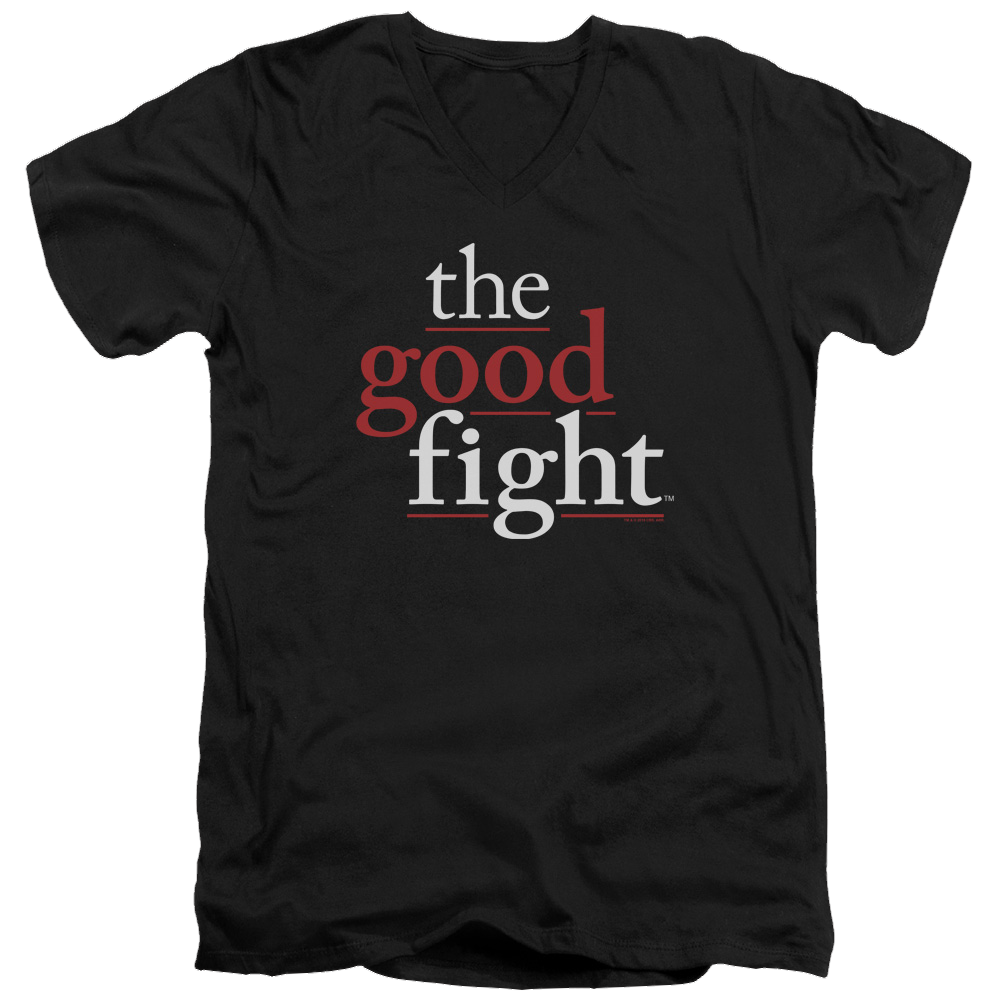 Good Fight, The Logo - Men's V-Neck T-Shirt Men's V-Neck T-Shirt Good Fight