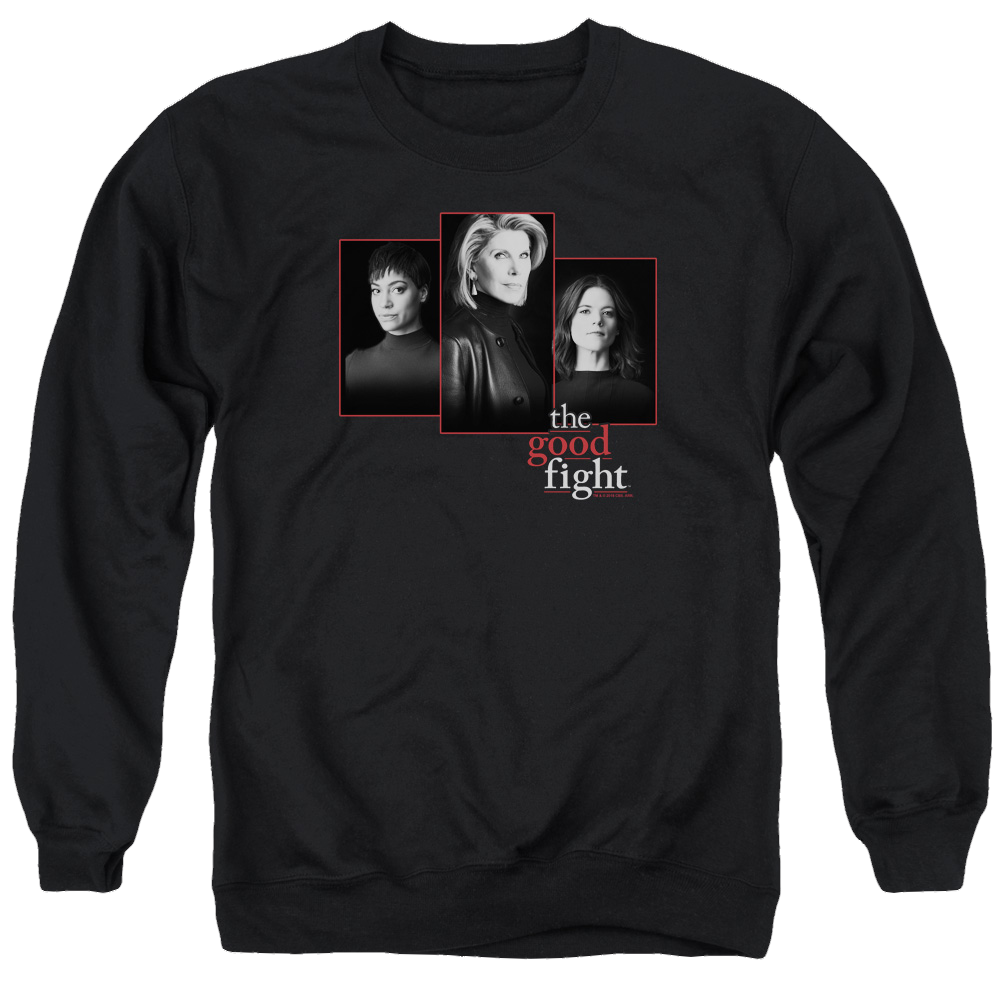 Good Fight, The The Good Fight Cast - Men's Crewneck Sweatshirt Men's Crewneck Sweatshirt Good Fight