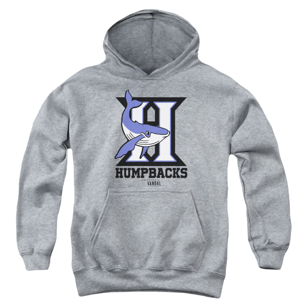 American Vandal Humpbacks - Youth Hoodie Youth Hoodie (Ages 8-12) American Vandal