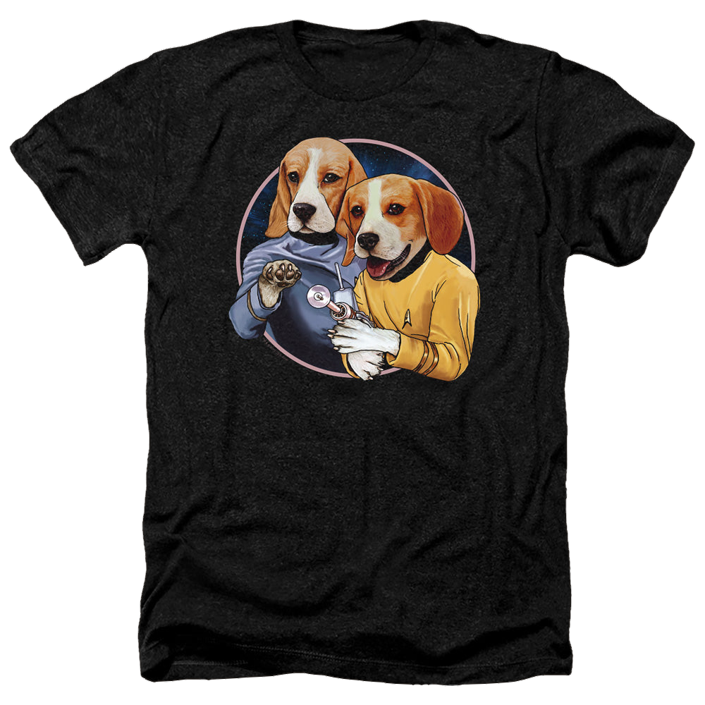 Star Trek The Original Series Trek Dogs - Men's Heather T-Shirt Men's Heather T-Shirt Star Trek