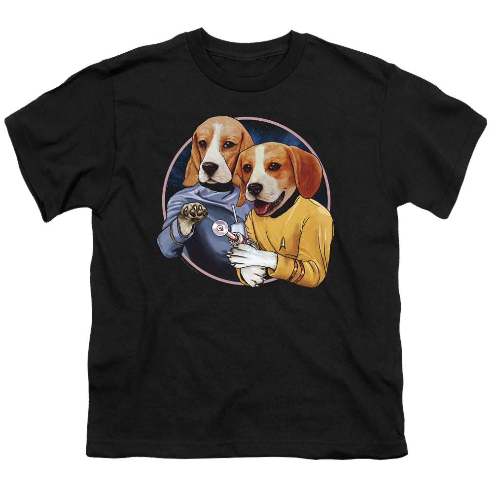 Star Trek The Original Series Trek Dogs - Youth T-Shirt Youth T-Shirt (Ages 8-12) Star Trek