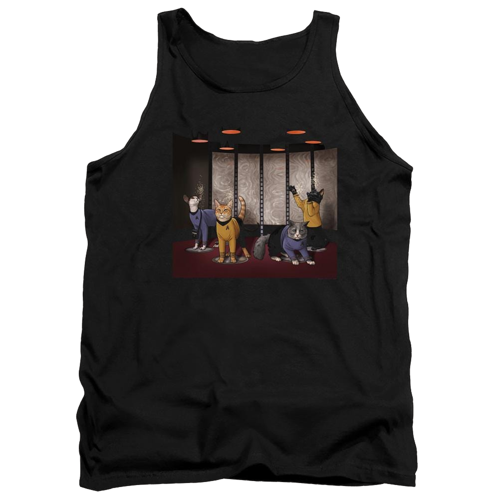 Star Trek The Original Series Beam Meow Up - Men's Tank Top Men's Tank Star Trek