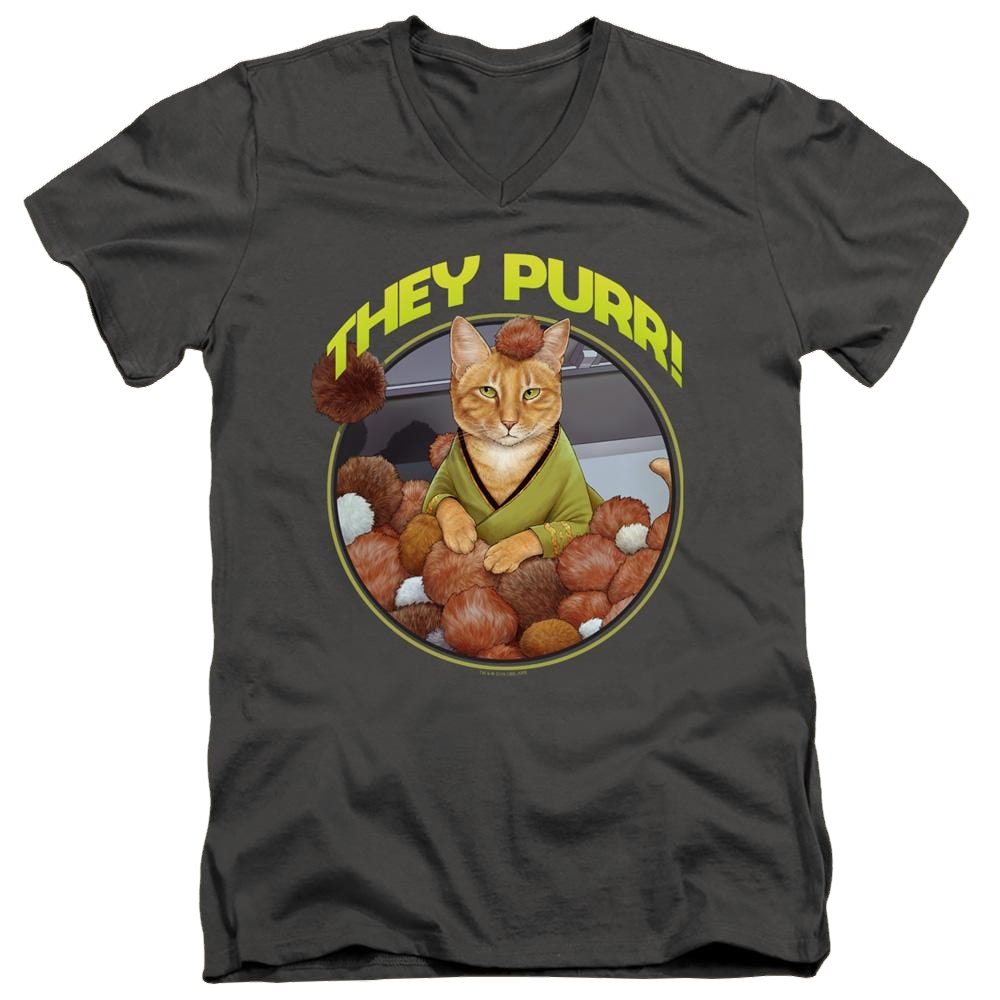 Star Trek The Original Series The Purr - Men's V-Neck T-Shirt Men's V-Neck T-Shirt Star Trek