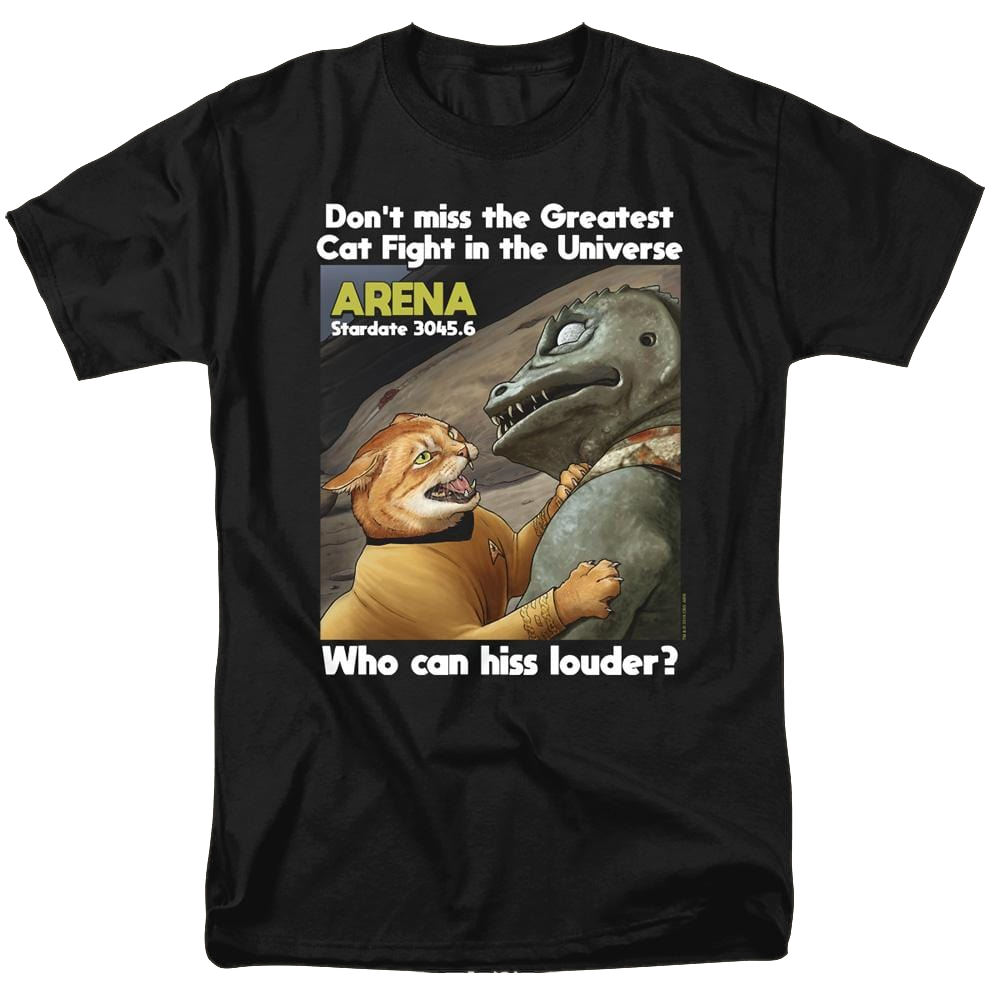 Star Trek The Original Series Cat Fight - Men's Regular Fit T-Shirt Men's Regular Fit T-Shirt Star Trek