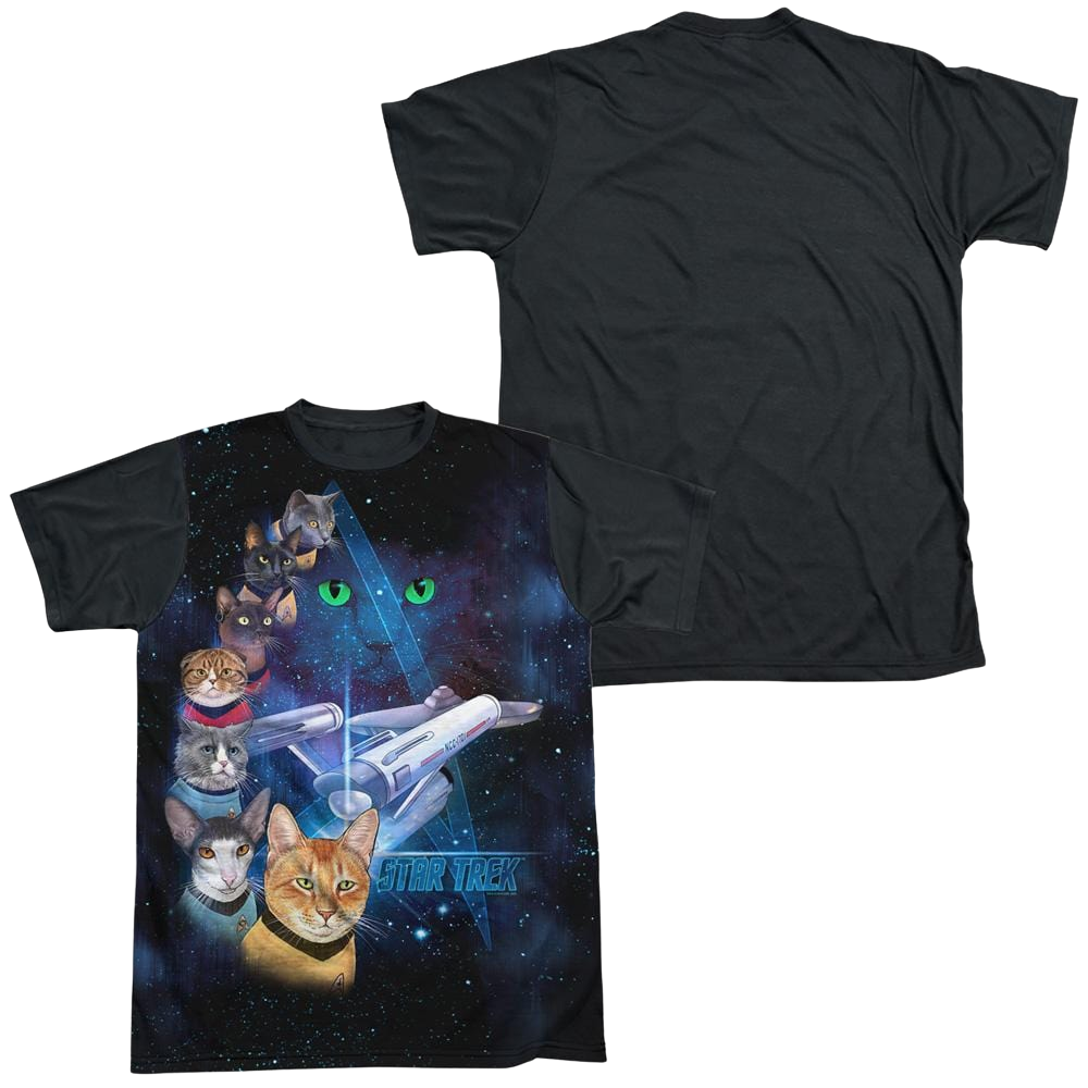 Star Trek The Original Series Cast Of Cats - Men's Black Back T-Shirt Men's Black Back T-Shirt Star Trek