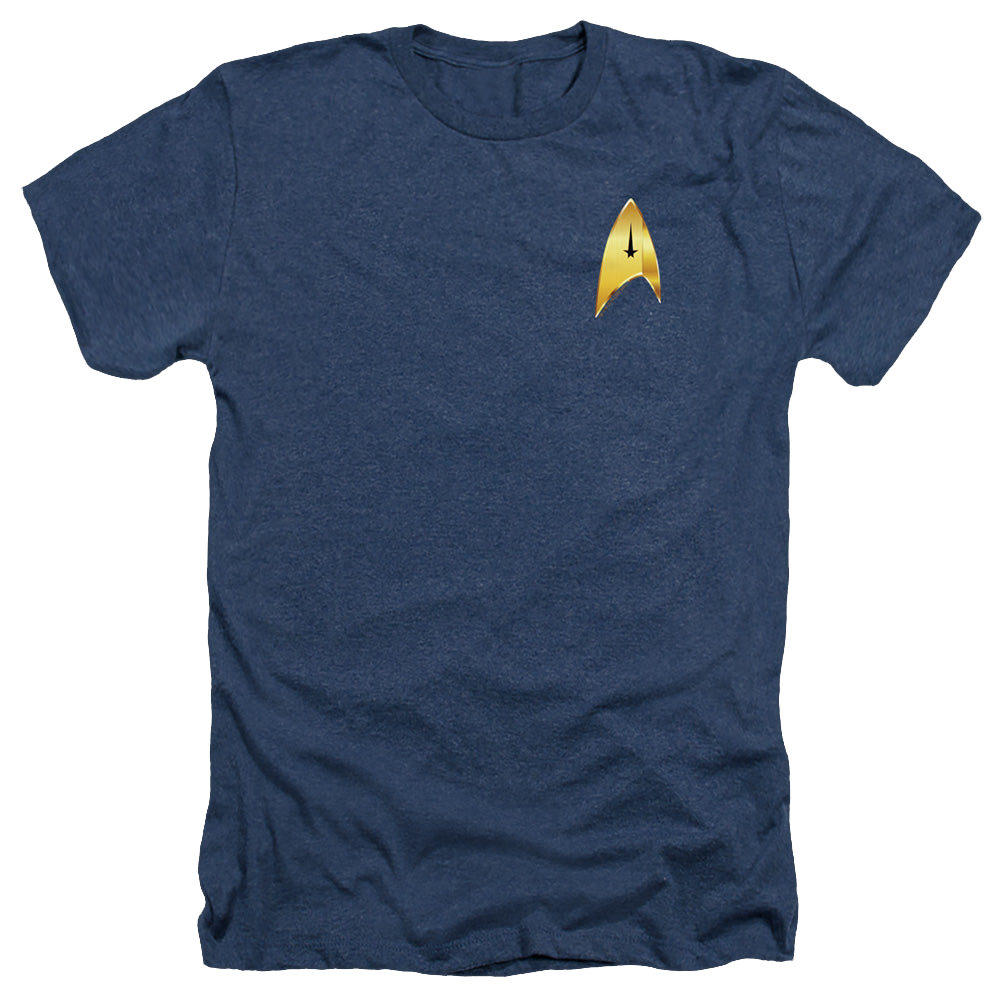 Star Trek Discovery Command Badge - Men's Heather T-Shirt Men's Heather T-Shirt Star Trek