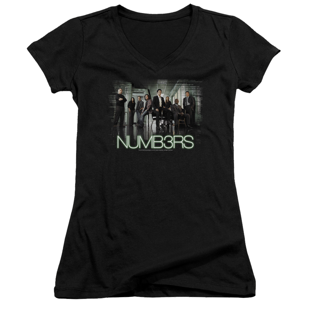Numbers Numbers Cast - Juniors V-Neck T-Shirt Juniors V-Neck T-Shirt Numbers