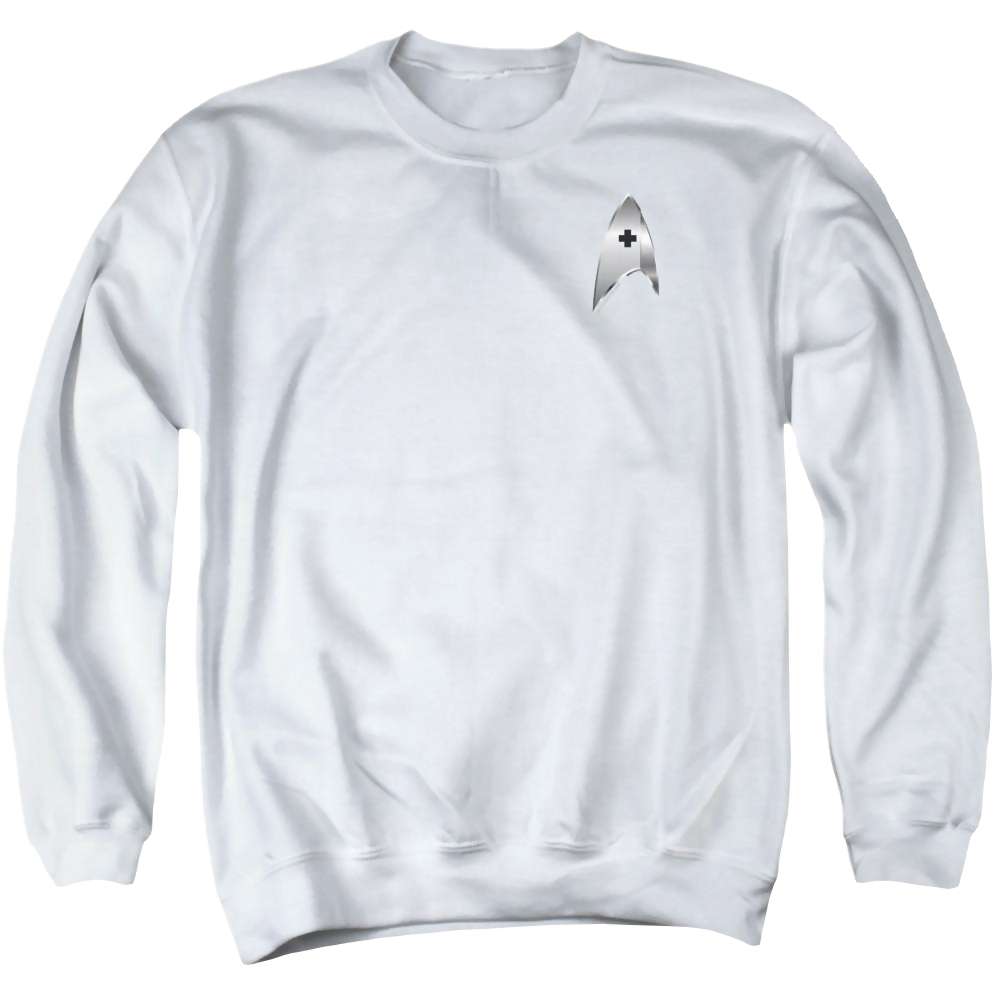 Star Trek Discovery Medical Badge - Men's Crewneck Sweatshirt Men's Crewneck Sweatshirt Star Trek