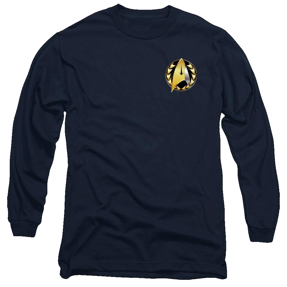 Star Trek Discovery Admiral Badge - Men's Long Sleeve T-Shirt Men's Long Sleeve T-Shirt Star Trek