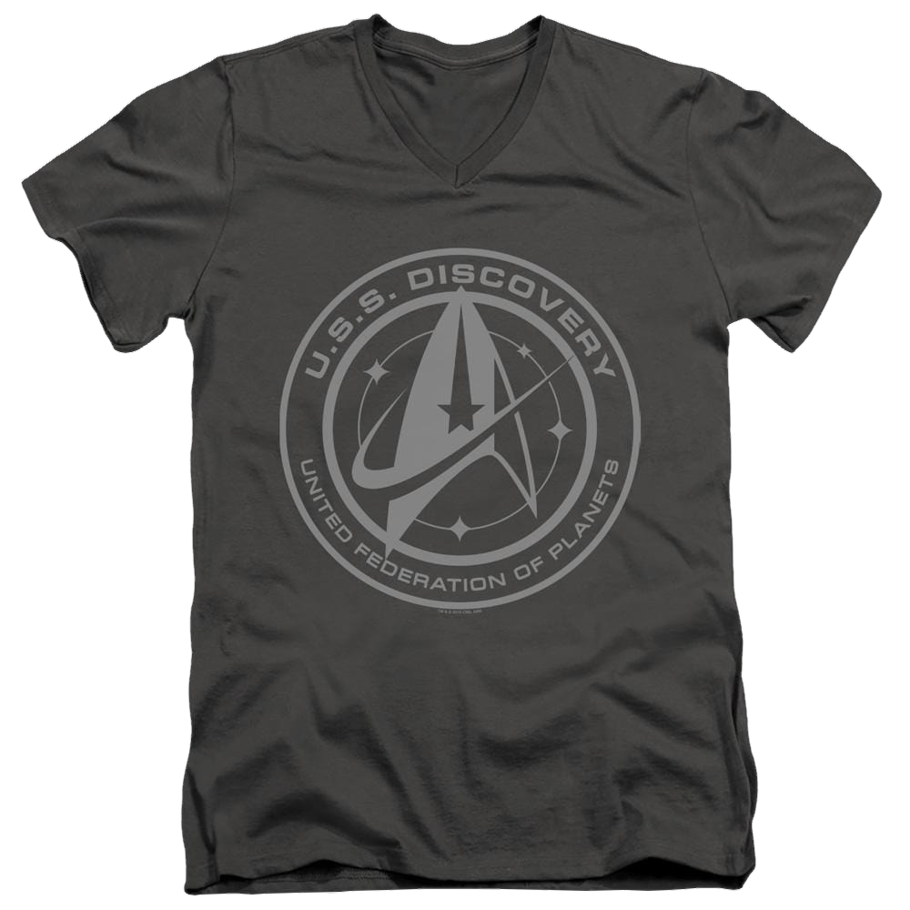 Star Trek Discovery Discovery Crest - Men's V-Neck T-Shirt Men's V-Neck T-Shirt Star Trek