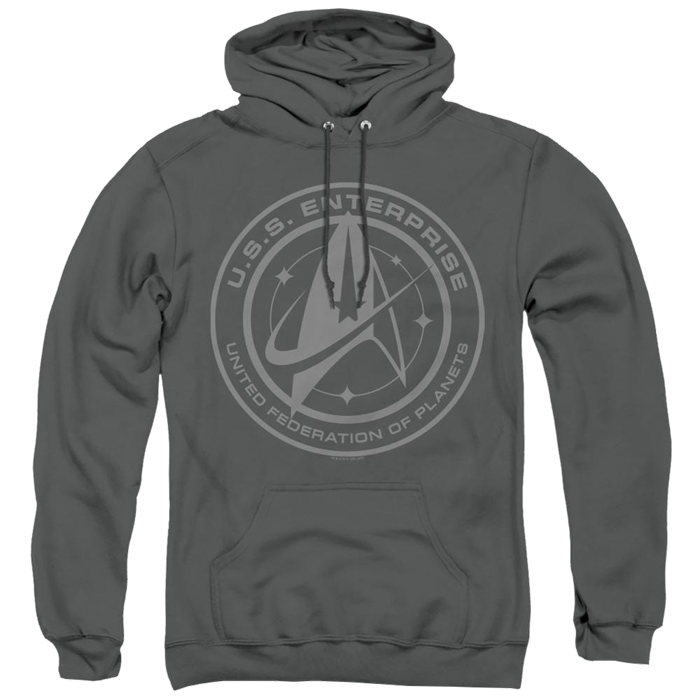 Star Trek Discovery Enterprise Crest - Pullover Hoodie Pullover Hoodie Star Trek
