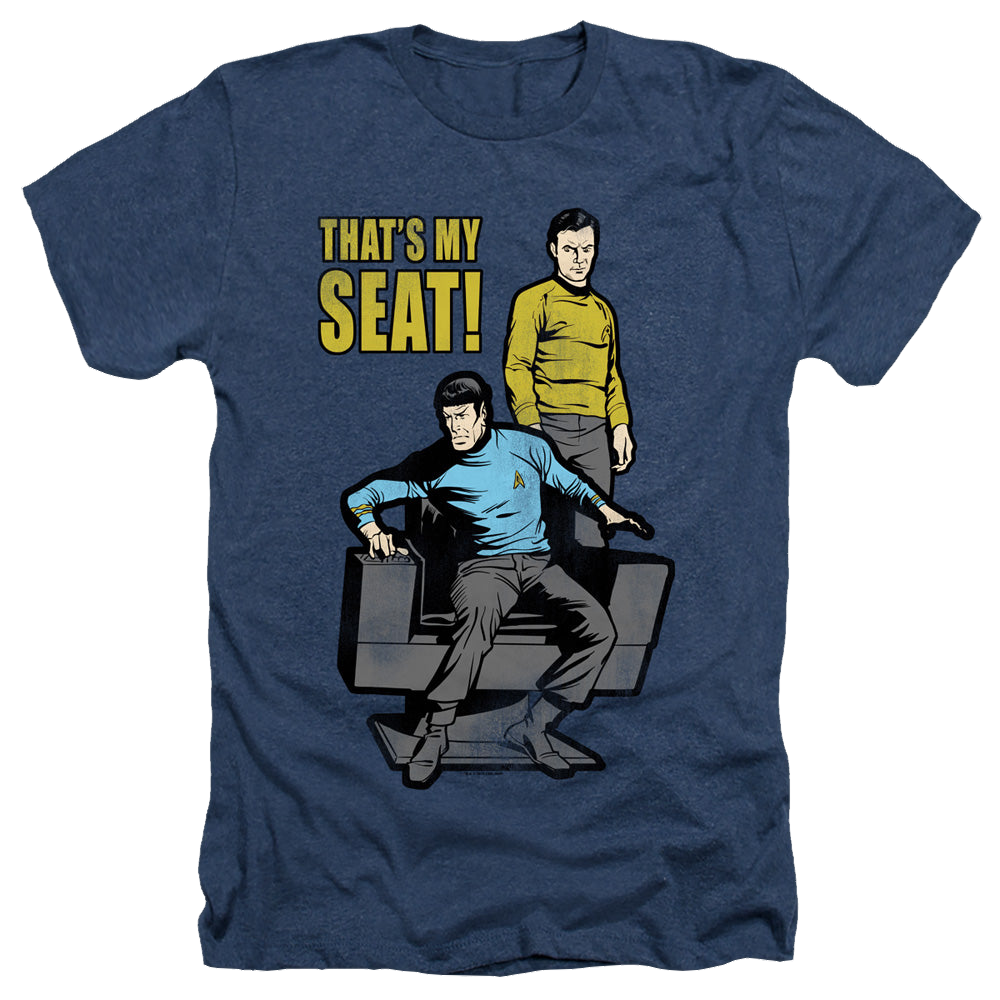 Star Trek The Original Series My Seat - Men's Heather T-Shirt Men's Heather T-Shirt Star Trek
