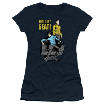 Royal juniors t-shirt with Star Trek The Original Series My Seat graphic