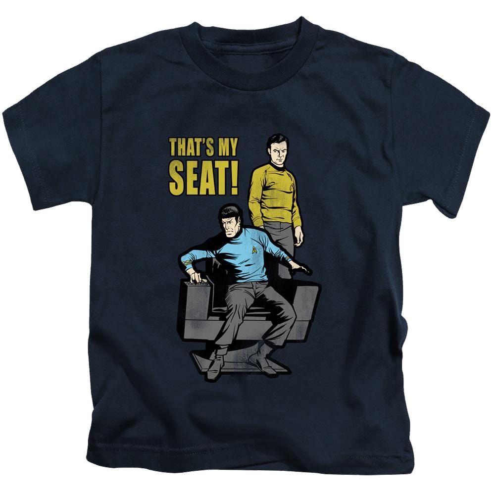 Star Trek The Original Series My Seat - Kid's T-Shirt Kid's T-Shirt (Ages 4-7) Star Trek