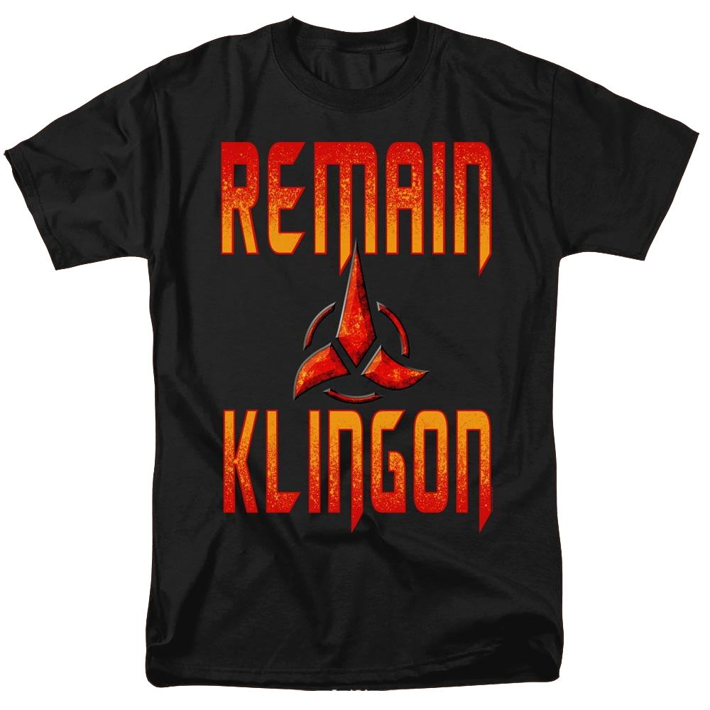 Star Trek Discovery Remain Klingon - Men's Regular Fit T-Shirt Men's Regular Fit T-Shirt Star Trek