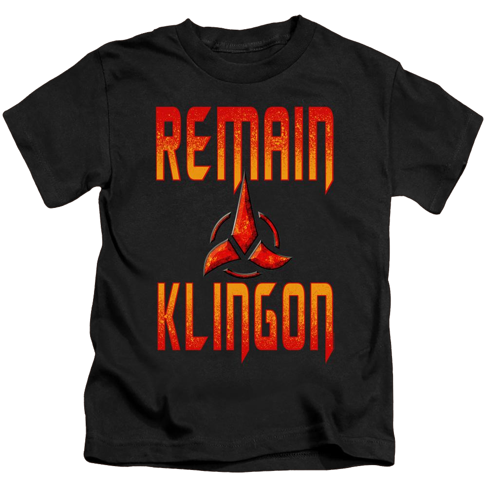Star Trek Discovery Remain Klingon - Kid's T-Shirt Kid's T-Shirt (Ages 4-7) Star Trek