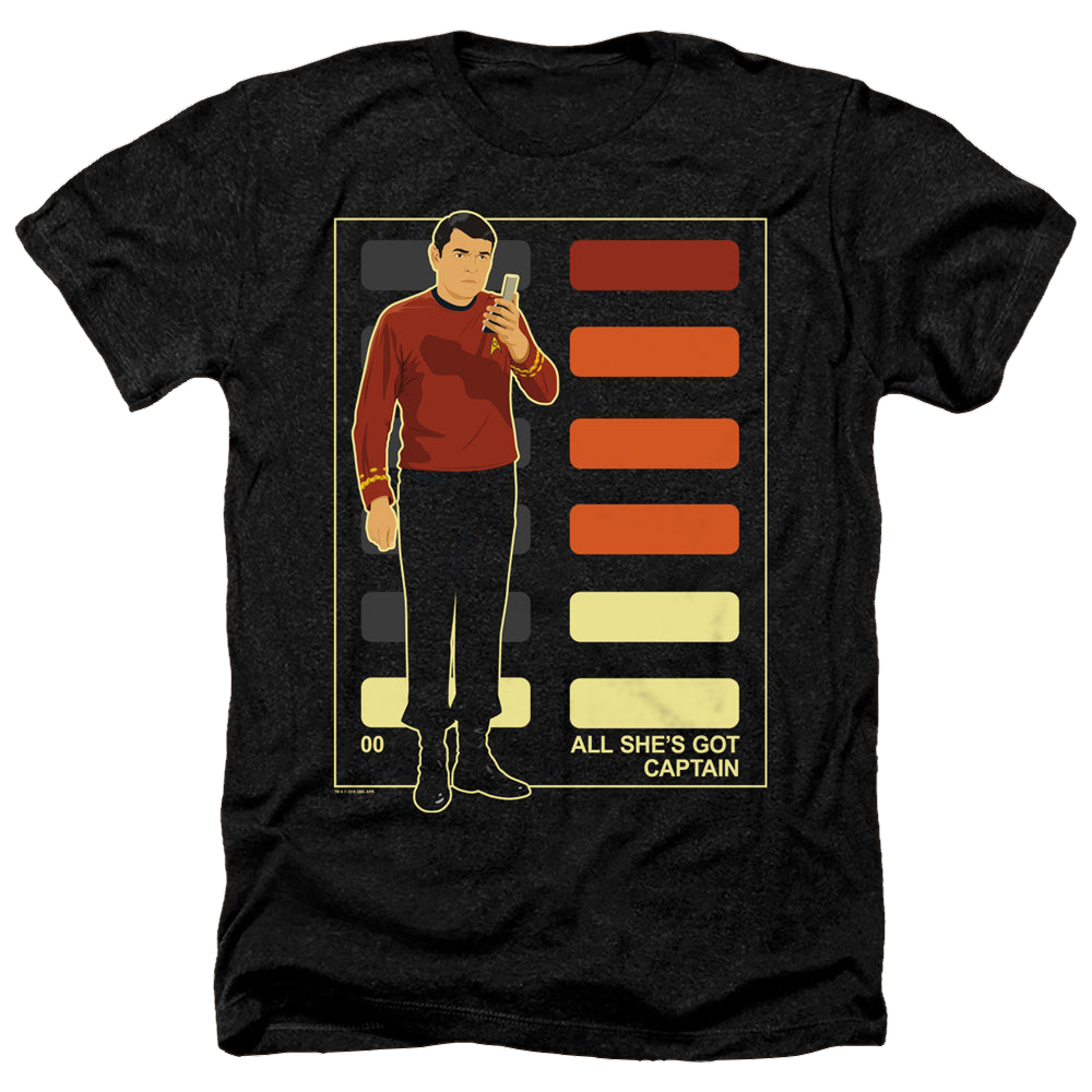 Star Trek The Original Series All Shes Got Captain - Men's Heather T-Shirt Men's Heather T-Shirt Star Trek