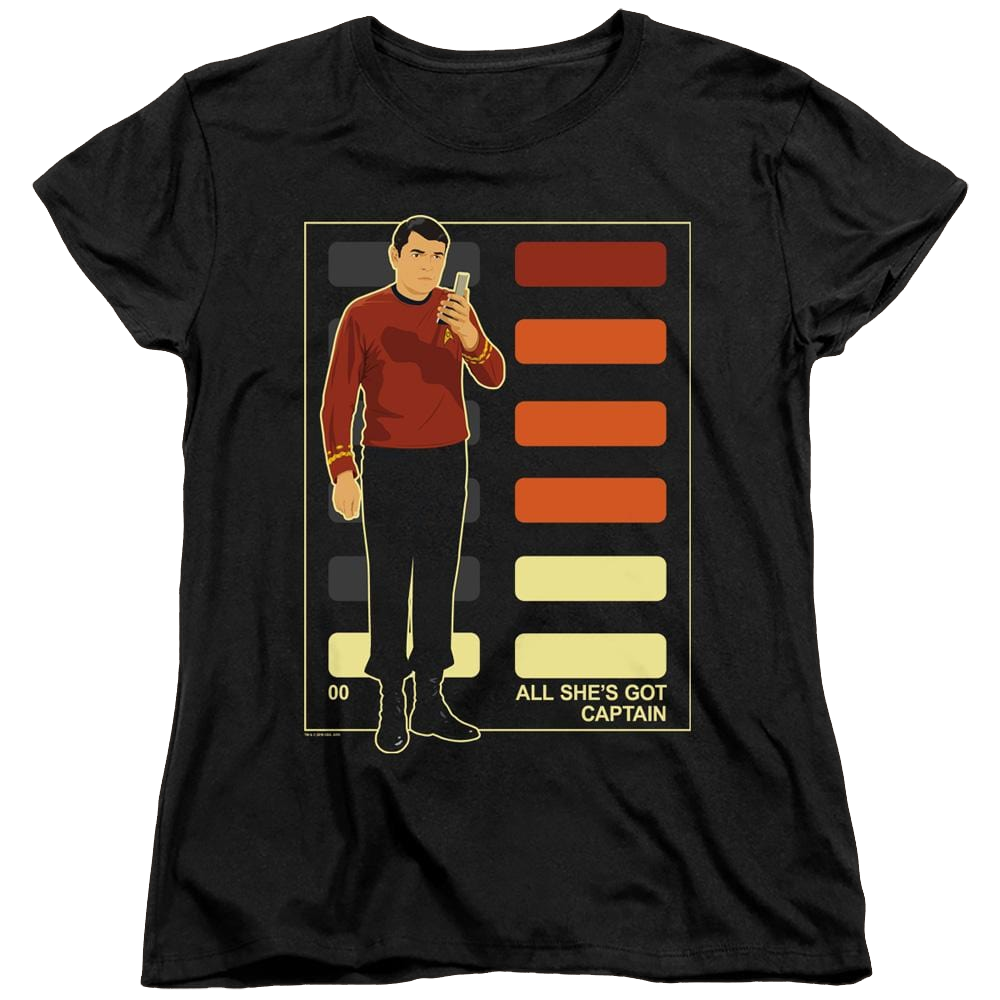 Star Trek The Original Series All Shes Got Captain - Women's T-Shirt Women's T-Shirt Star Trek