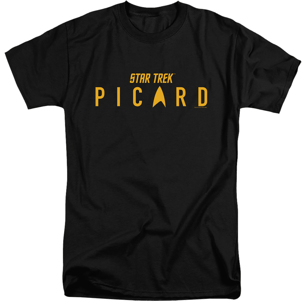 Star Trek Picard Picard Logo - Men's Tall Fit T-Shirt Men's Tall Fit T-Shirt Star Trek