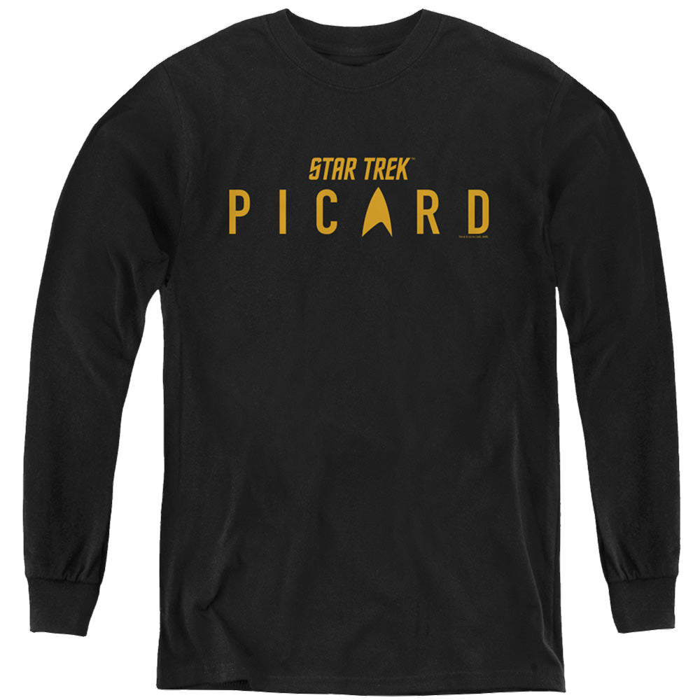 Star Trek Picard Picard Logo - Youth Long Sleeve T-Shirt Youth Long Sleeve T-Shirt Star Trek