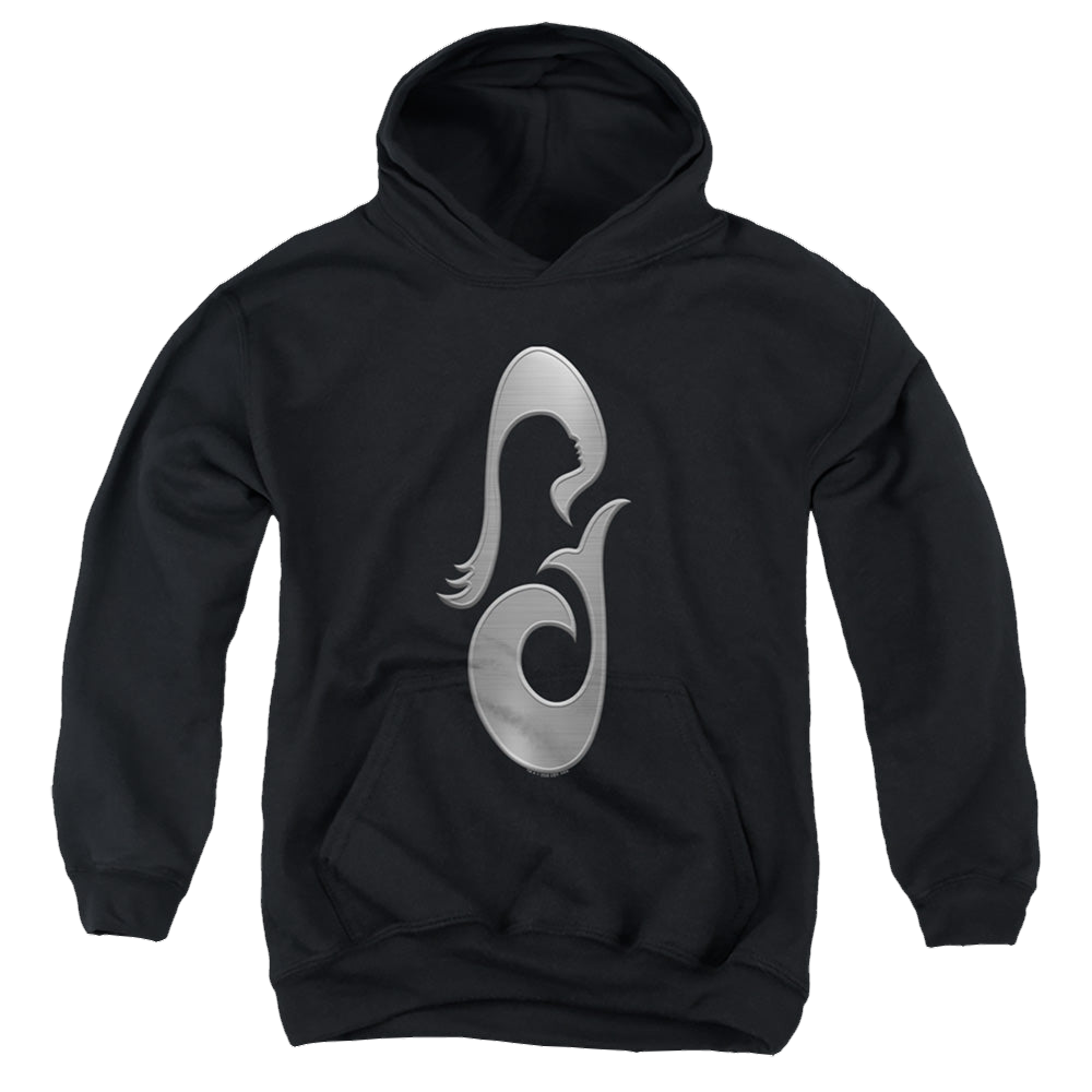 Star Trek Picard La Sirena Metal Icon - Youth Hoodie Youth Hoodie (Ages 8-12) Star Trek