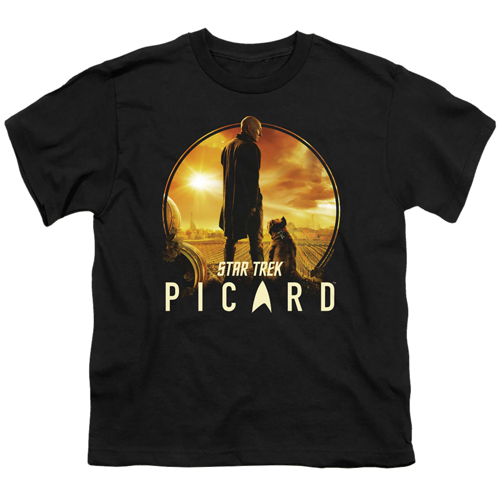 Star Trek Picard A Man And His Dog - Youth T-Shirt Youth T-Shirt (Ages 8-12) Star Trek