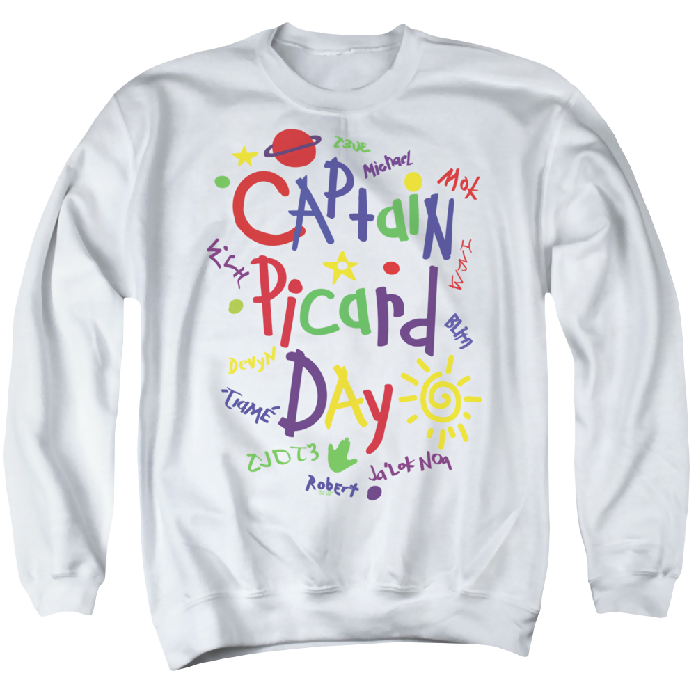 Star Trek The Next Generation Picard Day - Men's Crewneck Sweatshirt Men's Crewneck Sweatshirt Star Trek