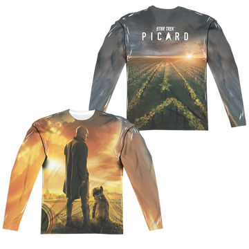 Star Trek Picard Poster men's all-over print long sleeve